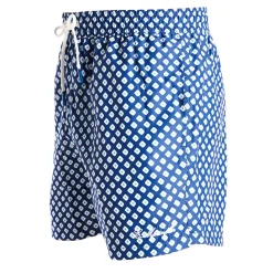 E.Marinella Costumi Da Uomo|COSTUME DA BAGNO BLU Macrofantasia fiore