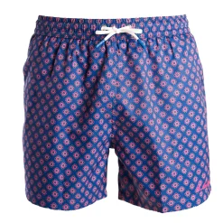 E.Marinella Costumi Da Uomo|COSTUME DA BAGNO BLU Macrofantasia fiore
