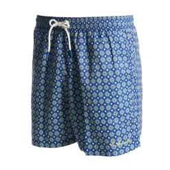 E.Marinella Costumi Da Uomo|COSTUME DA BAGNO BLU Macrofantasia fiore