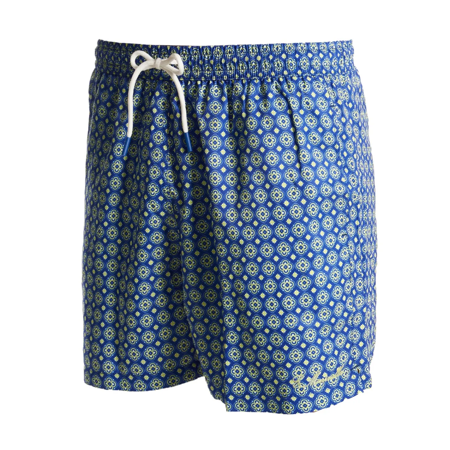E.Marinella Costumi Da Uomo|COSTUME DA BAGNO BLU Macrofantasia fiore