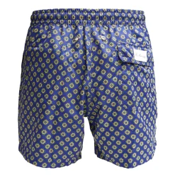 E.Marinella Costumi Da Uomo|COSTUME DA BAGNO BLU Macrofantasia fiore