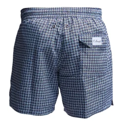 E.Marinella Costumi Da Uomo|COSTUME DA BAGNO BLU Microfantasia fiore