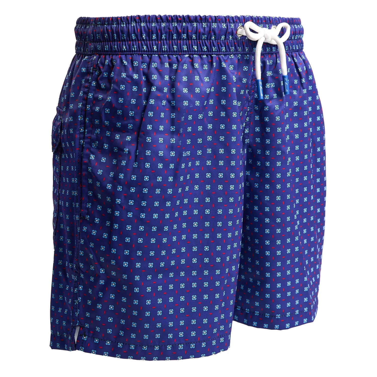 E.Marinella Costumi Da Uomo|COSTUME DA BAGNO BLU SCURO Macrofantasia fiore