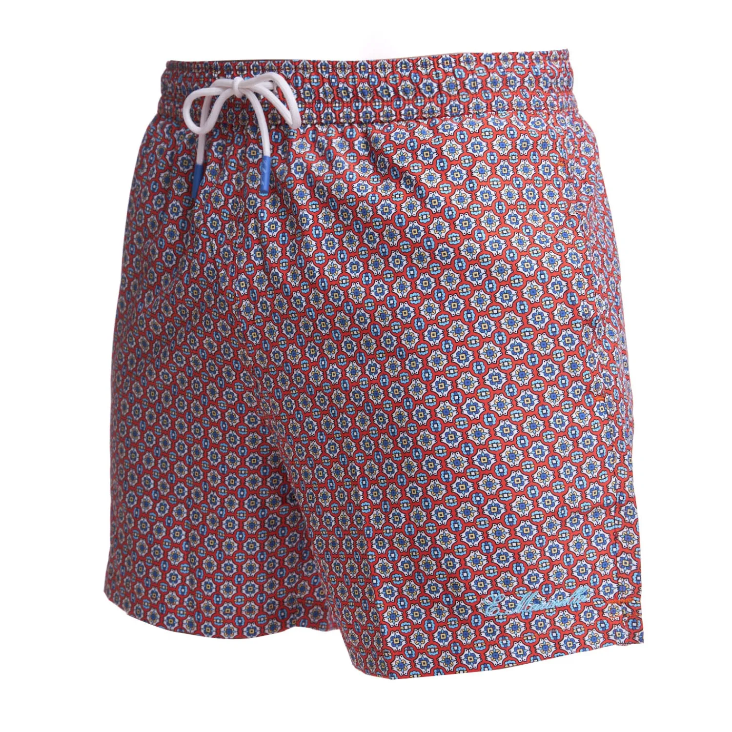 E.Marinella Costumi Da Uomo|COSTUME DA BAGNO BORDEAUX Macrofantasia fiore