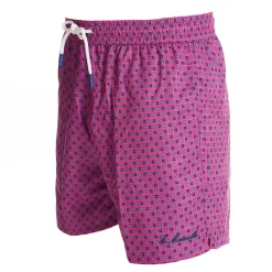 E.Marinella Costumi Da Uomo|COSTUME DA BAGNO FUCSIA Macrofantasia fiore