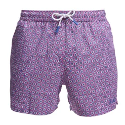 E.Marinella Costumi Da Uomo|COSTUME DA BAGNO FUCSIA Macrofantasia fiore