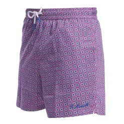E.Marinella Costumi Da Uomo|COSTUME DA BAGNO FUCSIA Macrofantasia fiore