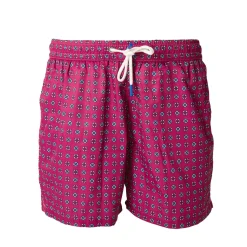 E.Marinella Costumi Da Uomo|COSTUME DA BAGNO FUCSIA Microfantasia fiore