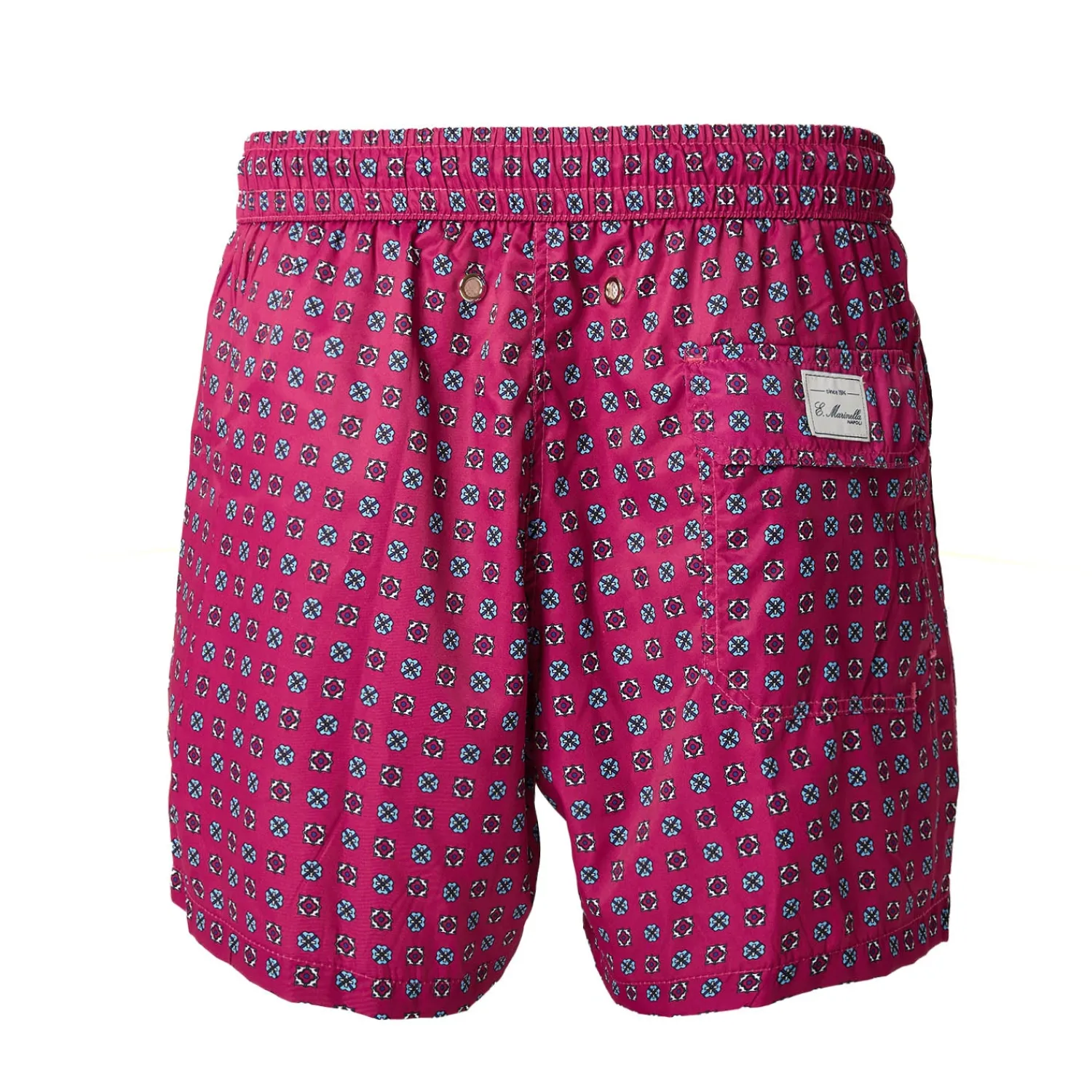 E.Marinella Costumi Da Uomo|COSTUME DA BAGNO FUCSIA Microfantasia fiore