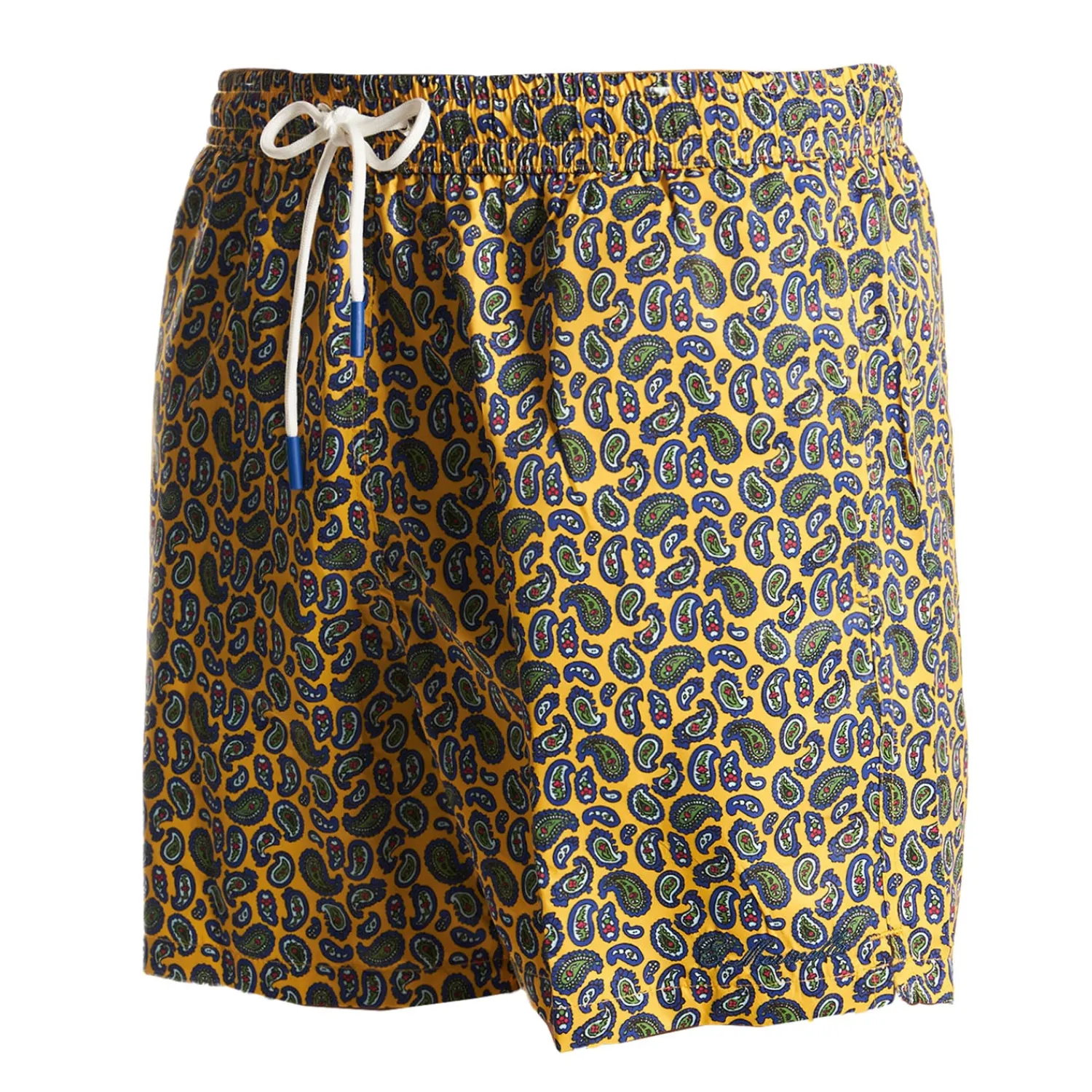 E.Marinella Costumi Da Uomo|COSTUME DA BAGNO GIALLO Paisley