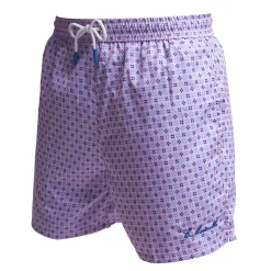 E.Marinella Costumi Da Uomo|COSTUME DA BAGNO ROSA Microfantasia fiore
