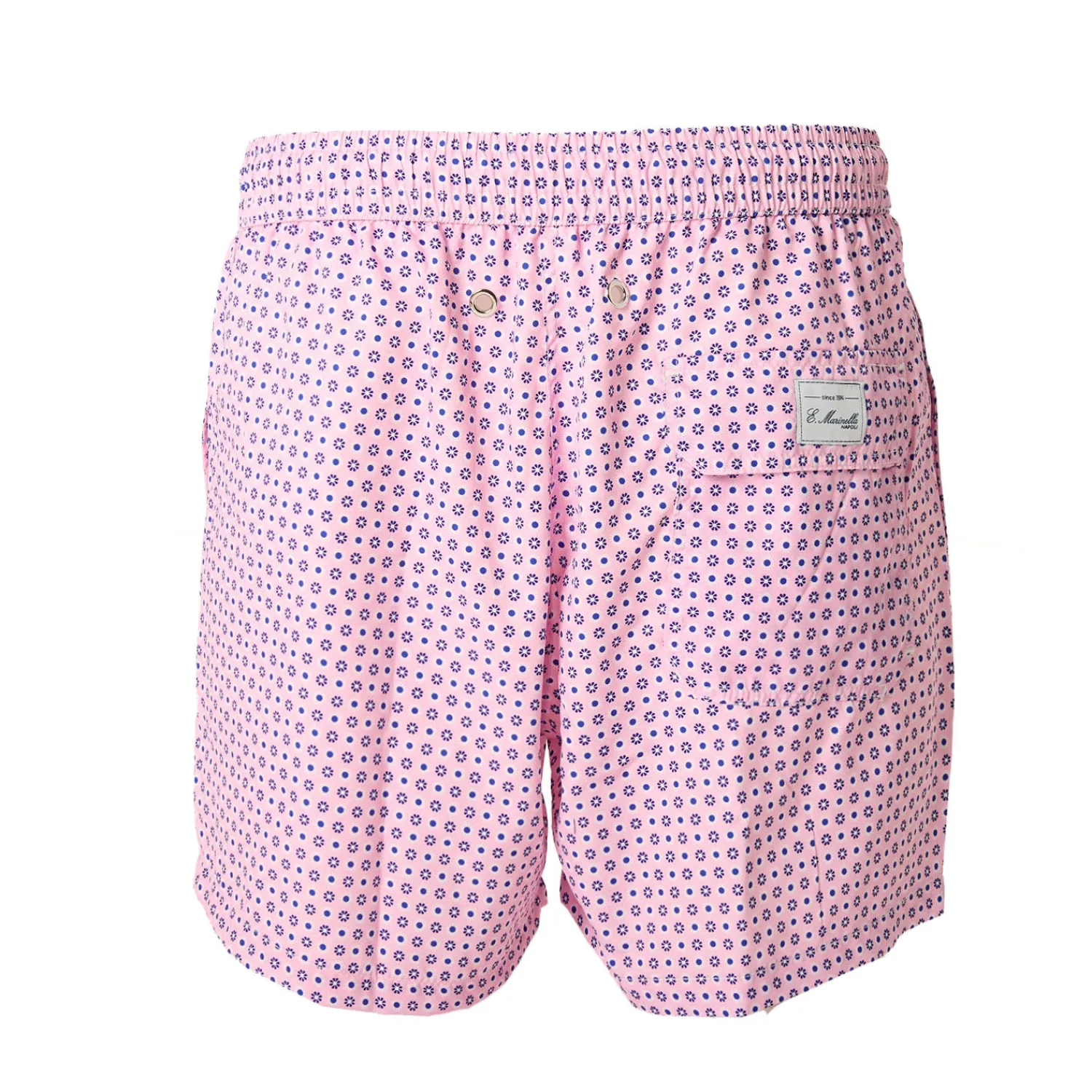 E.Marinella Costumi Da Uomo|COSTUME DA BAGNO ROSA Microfantasia fiore