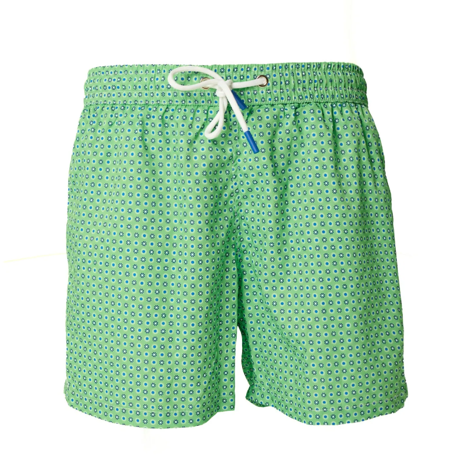 E.Marinella Costumi Da Uomo|COSTUME DA BAGNO VERDE CHIARO Microfantasia fiore