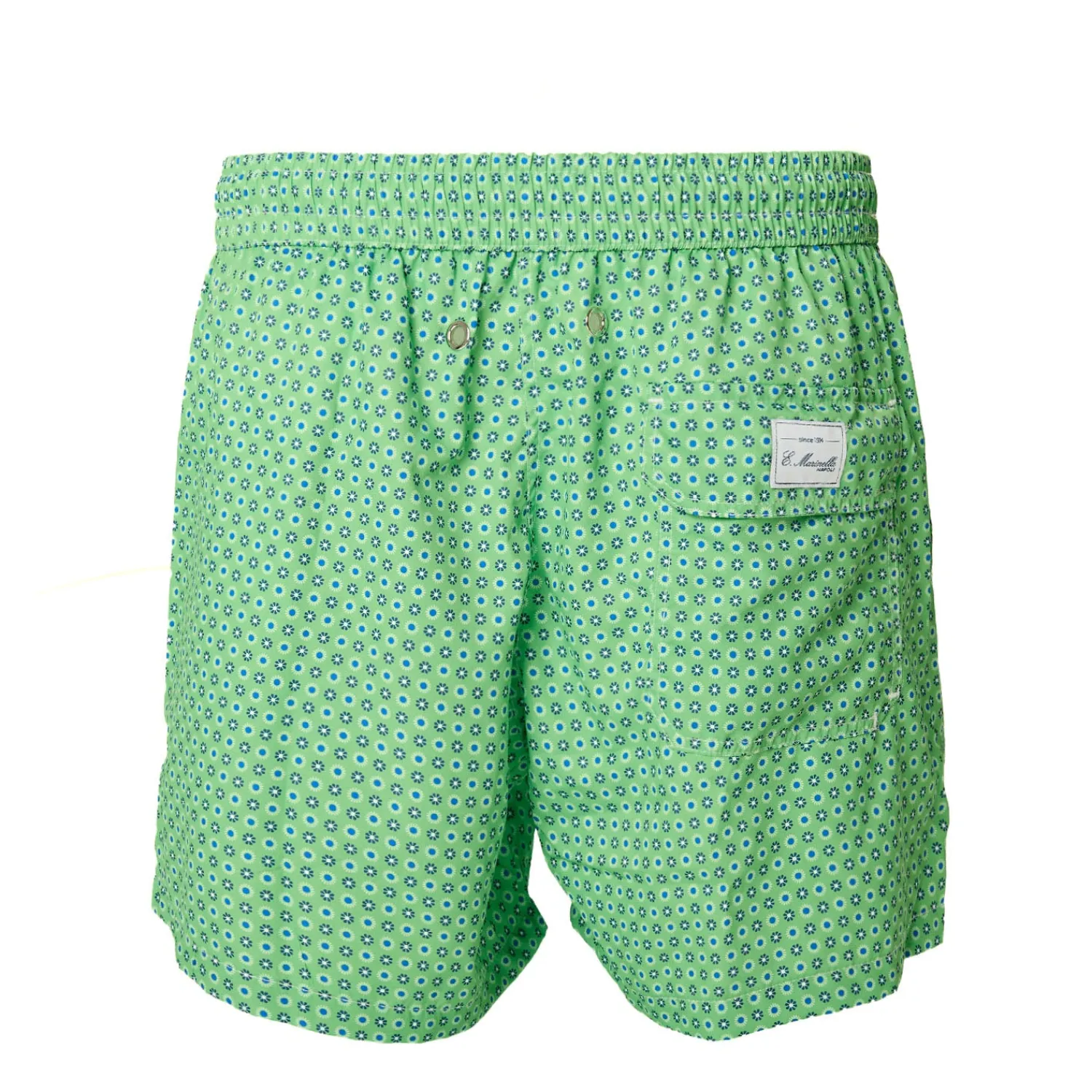 E.Marinella Costumi Da Uomo|COSTUME DA BAGNO VERDE CHIARO Microfantasia fiore