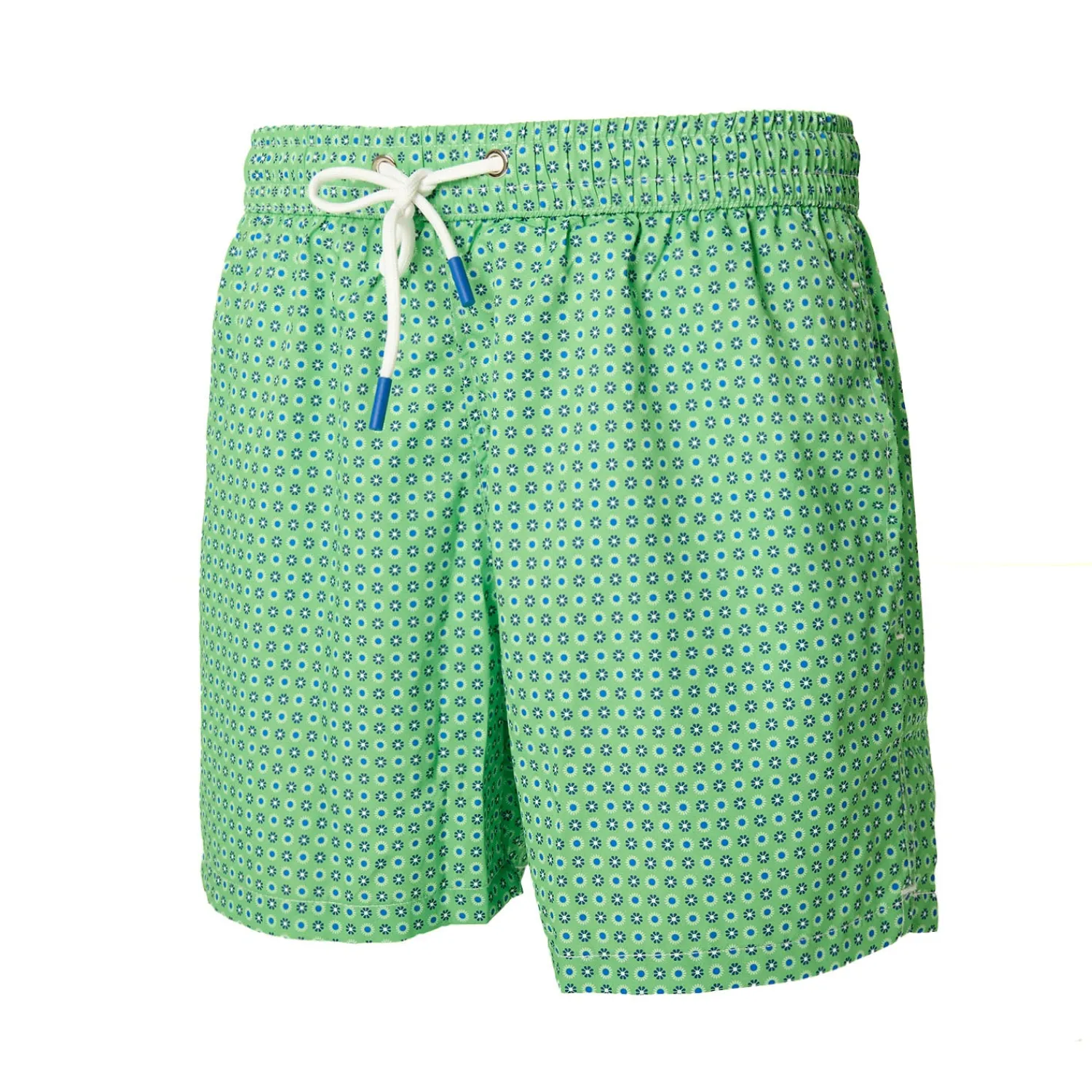 E.Marinella Costumi Da Uomo|COSTUME DA BAGNO VERDE CHIARO Microfantasia fiore