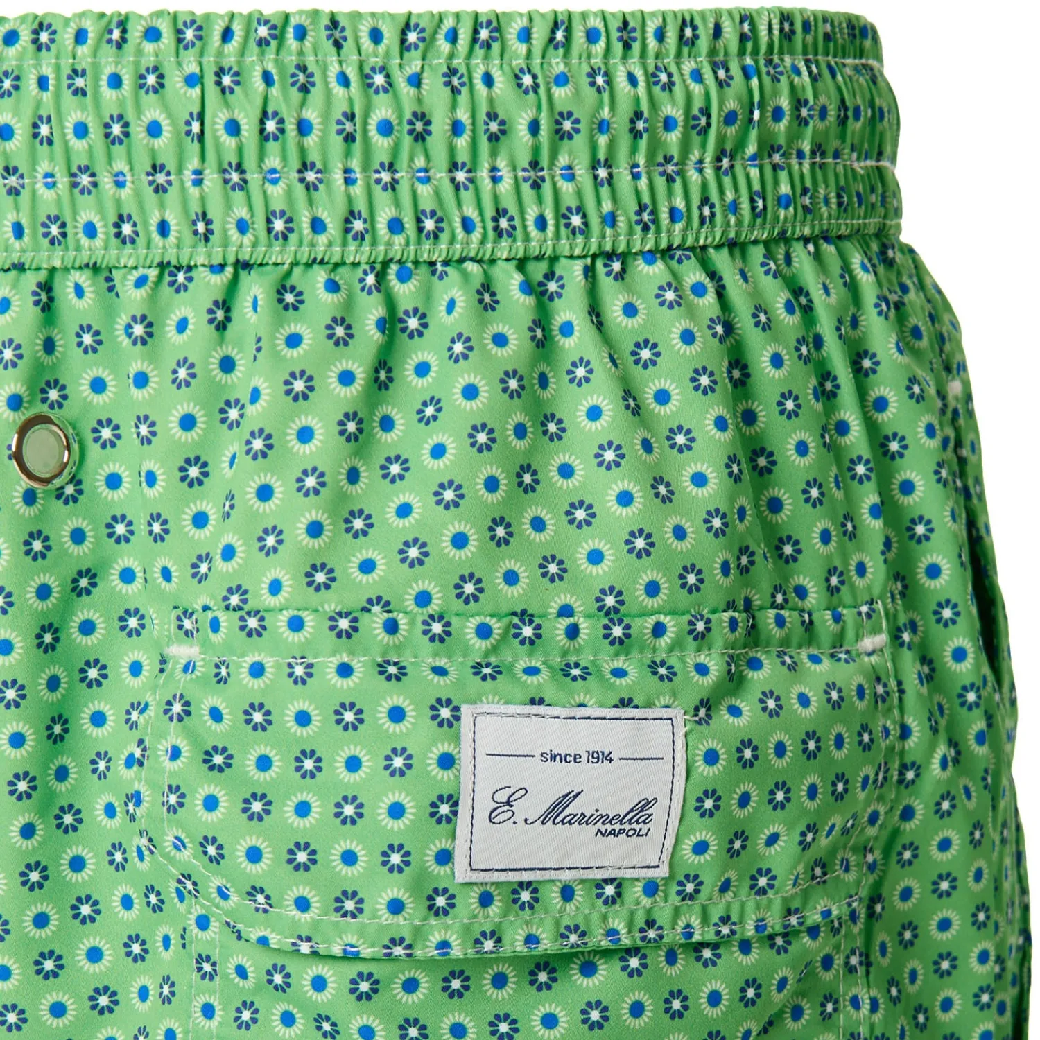 E.Marinella Costumi Da Uomo|COSTUME DA BAGNO VERDE CHIARO Microfantasia fiore