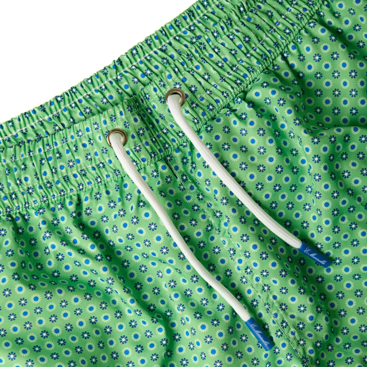 E.Marinella Costumi Da Uomo|COSTUME DA BAGNO VERDE CHIARO Microfantasia fiore