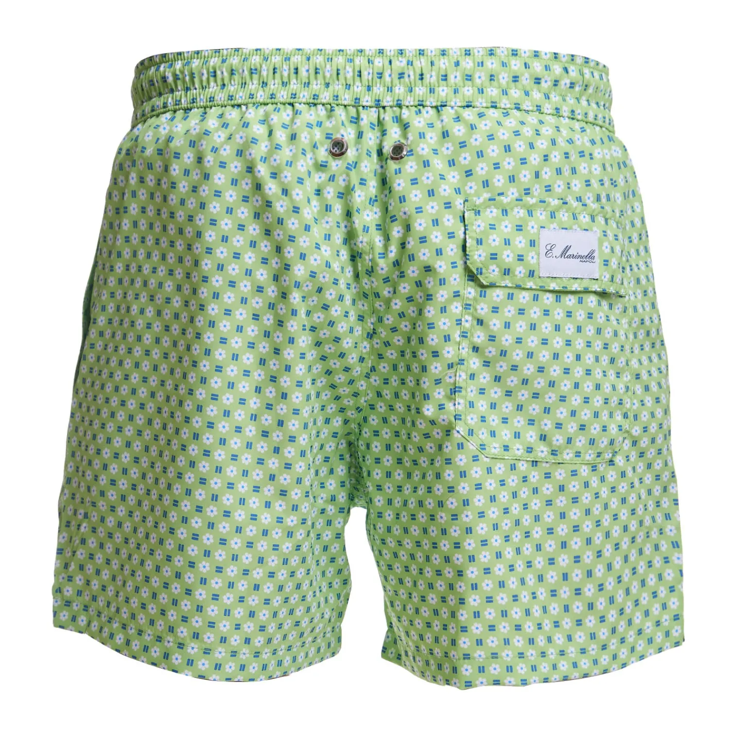 E.Marinella Costumi Da Uomo|COSTUME DA BAGNO VERDE CHIARO Microfanatsia fiore