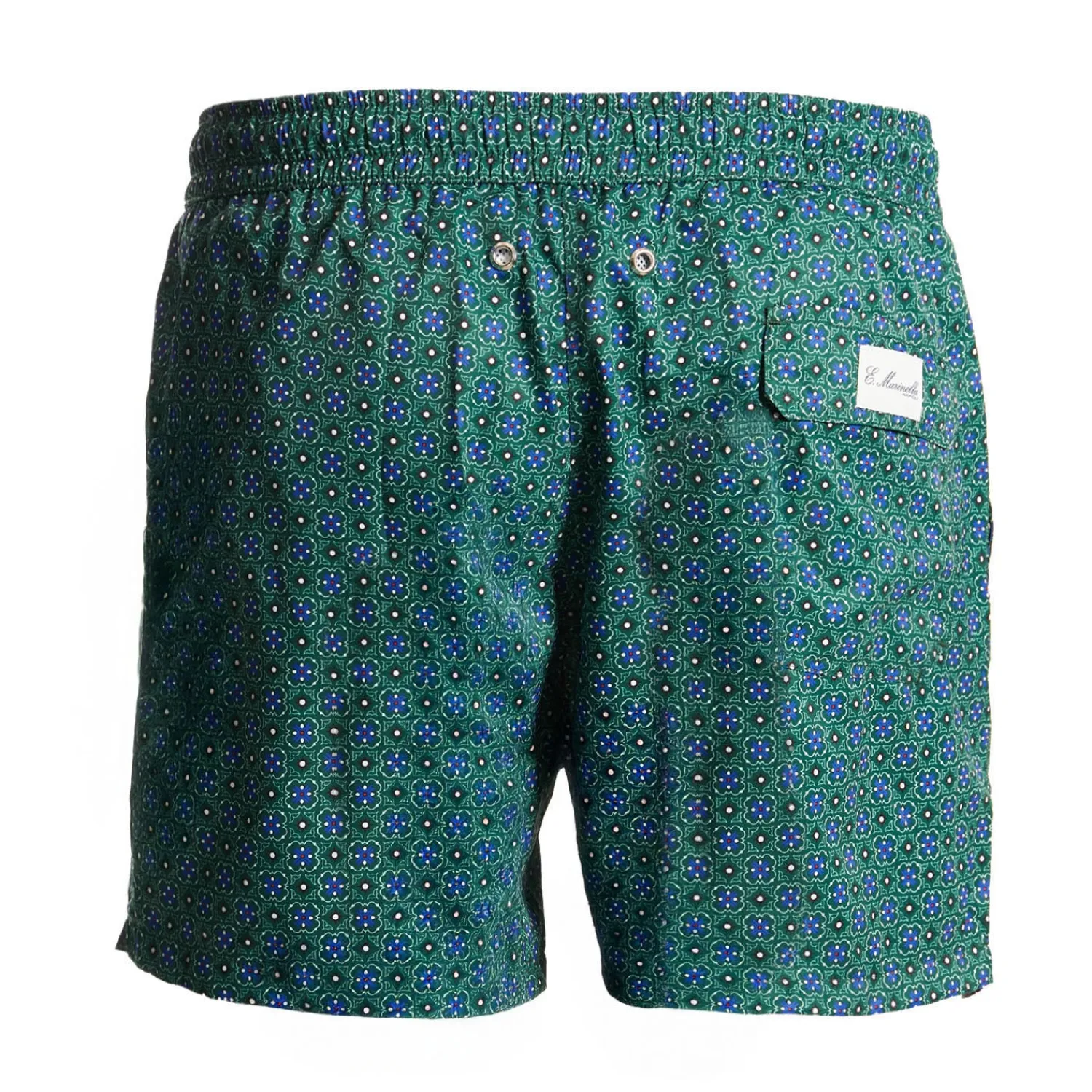 E.Marinella Costumi Da Uomo|COSTUME DA BAGNO VERDE Macrofantasia fiore