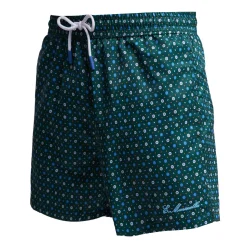 E.Marinella Costumi Da Uomo|COSTUME DA BAGNO VERDE SCURO Microfantasia fiore