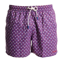 E.Marinella Costumi Da Uomo|COSTUME DA BAGNO VIOLA Paisley