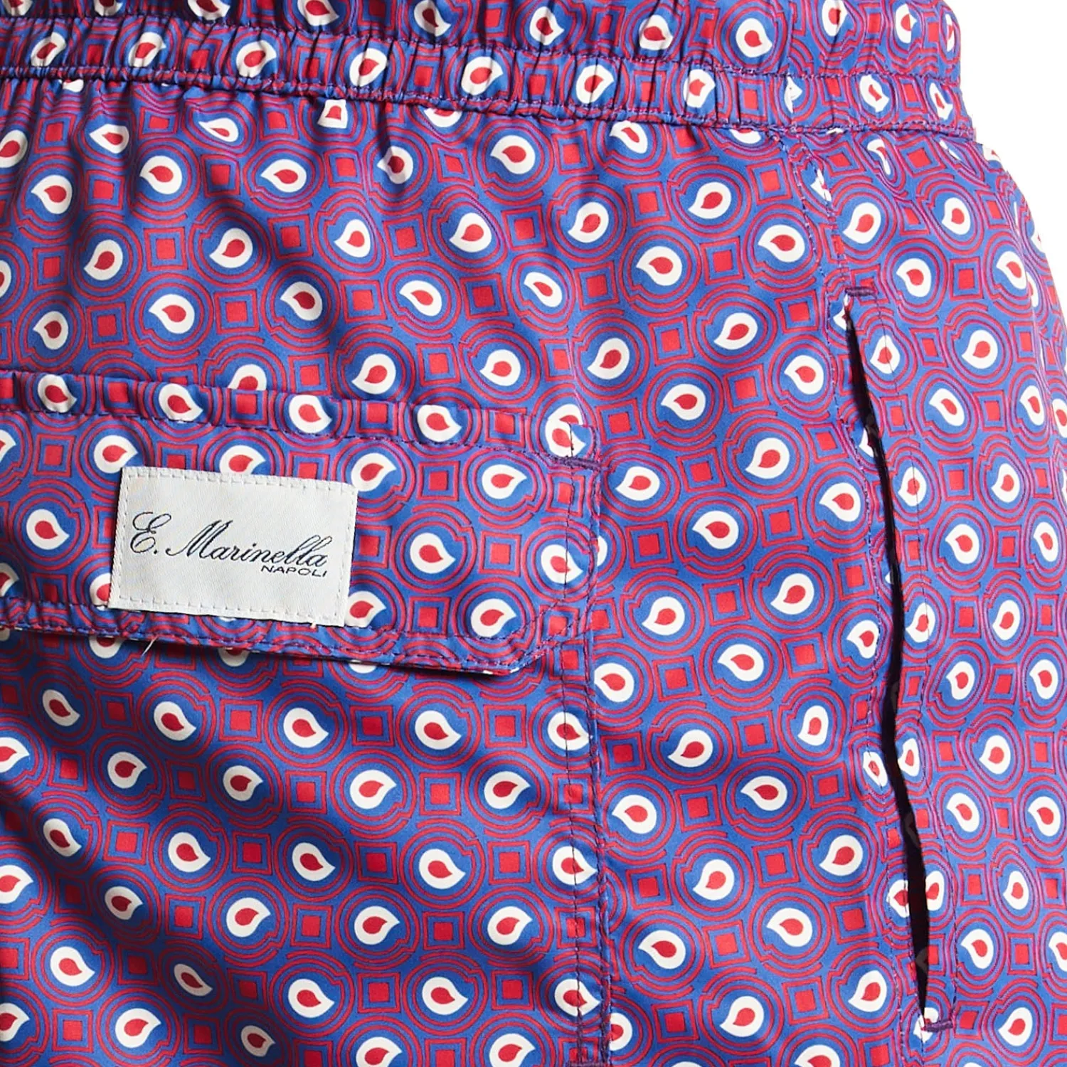 E.Marinella Costumi Da Uomo|COSTUME DA BAGNO VIOLA Paisley