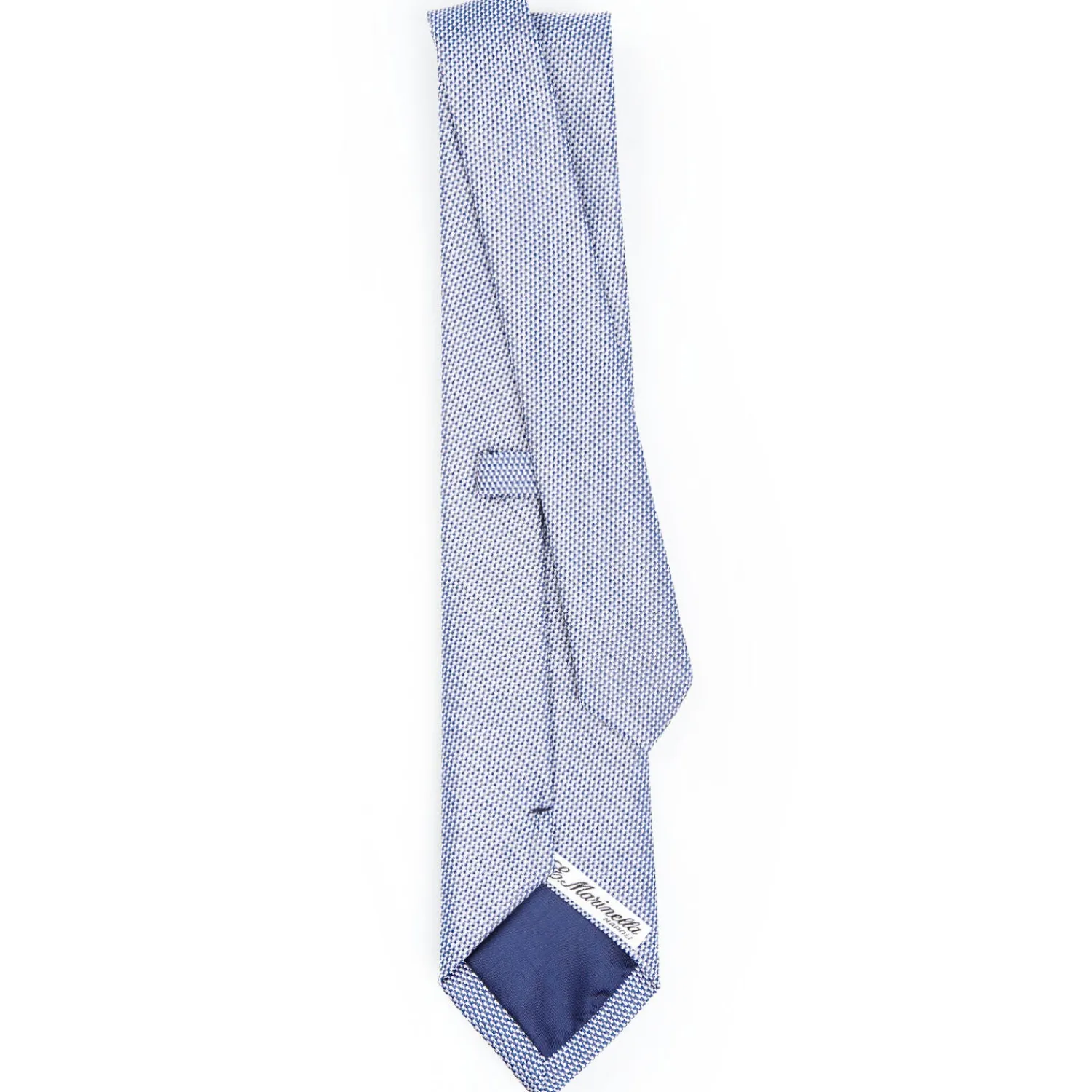 E.Marinella CRAVATTE|Cravatte In Seta Jacquard|CRAVATTA CERIMONIA BLU In seta jacquard