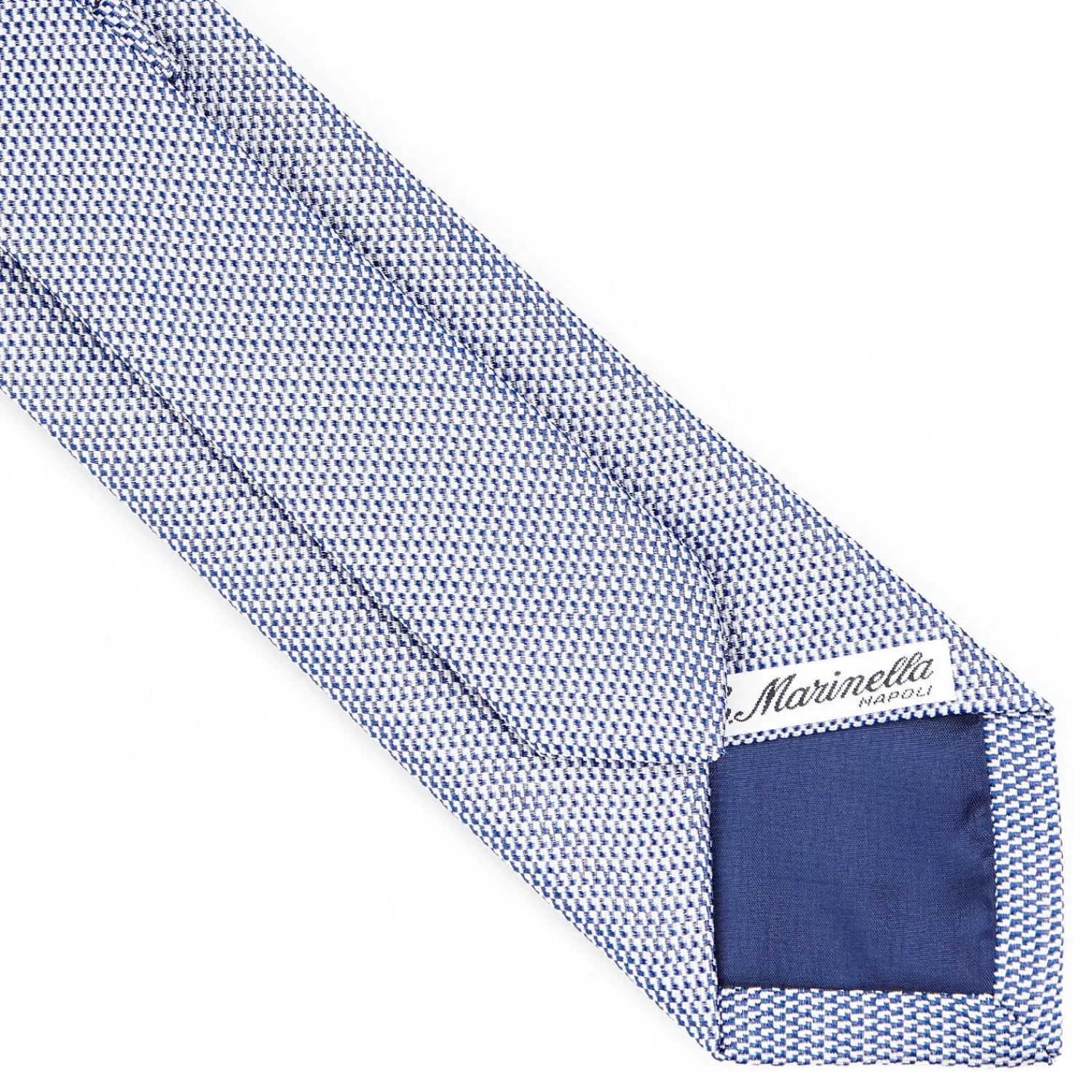 E.Marinella CRAVATTE|Cravatte In Seta Jacquard|CRAVATTA CERIMONIA BLU In seta jacquard