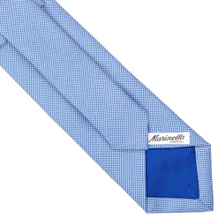 E.Marinella CRAVATTE|Cravatte In Seta Jacquard|CRAVATTA CERIMONIA BLU In seta jacquard