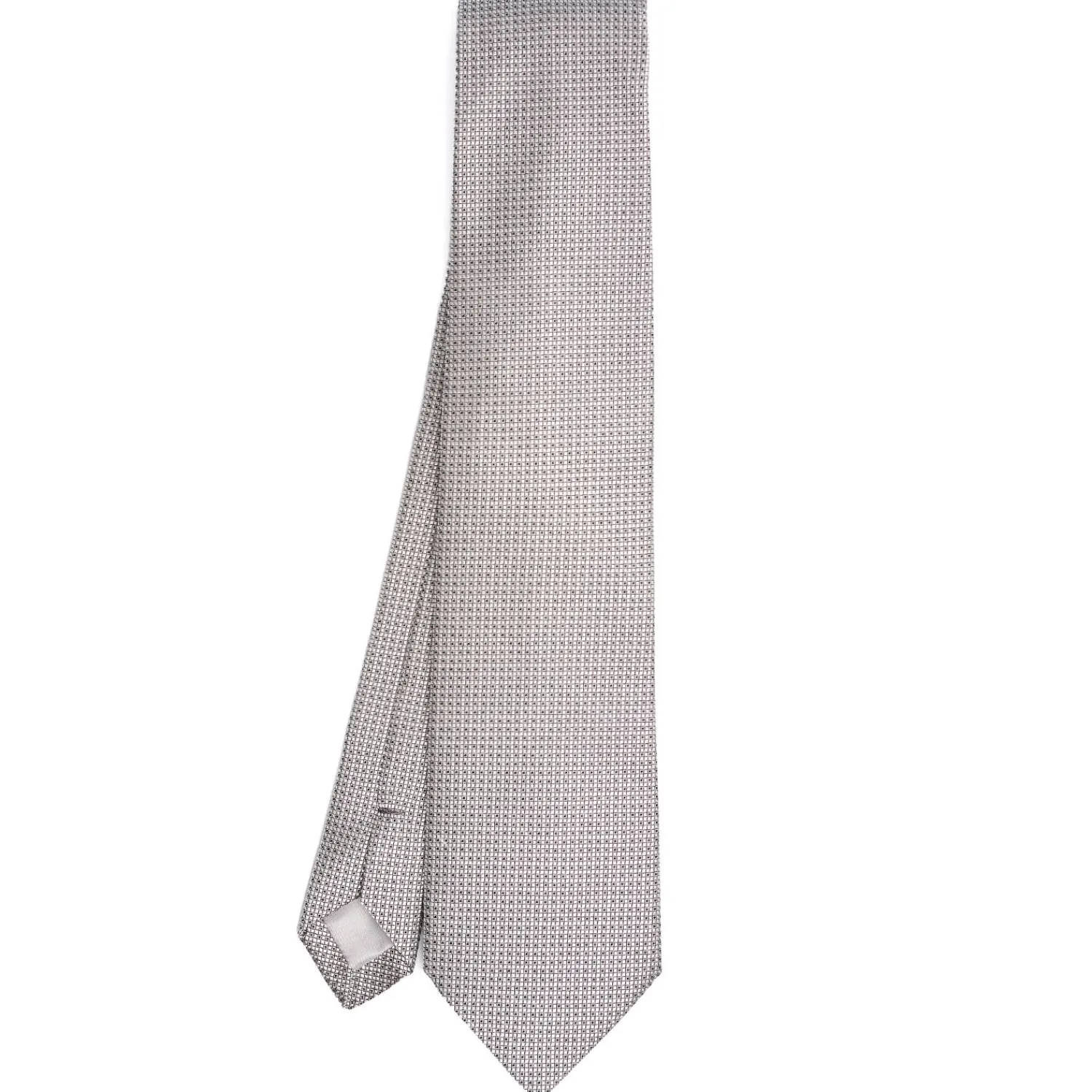 E.Marinella CRAVATTE|Cravatte In Seta Jacquard|CRAVATTA CERIMONIA GRIGIO CHIARO In seta jacquard