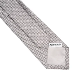 E.Marinella CRAVATTE|Cravatte In Seta Jacquard|CRAVATTA CERIMONIA GRIGIO CHIARO In seta jacquard