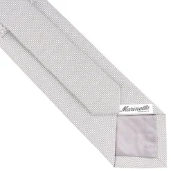E.Marinella CRAVATTE|Cravatte In Seta Jacquard|CRAVATTA CERIMONIA GRIGIO CHIARO In seta jacquard