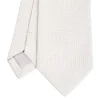 E.Marinella CRAVATTE|Cravatte In Seta Jacquard|CRAVATTA CERIMONIA In seta jacquard grigio chiaro