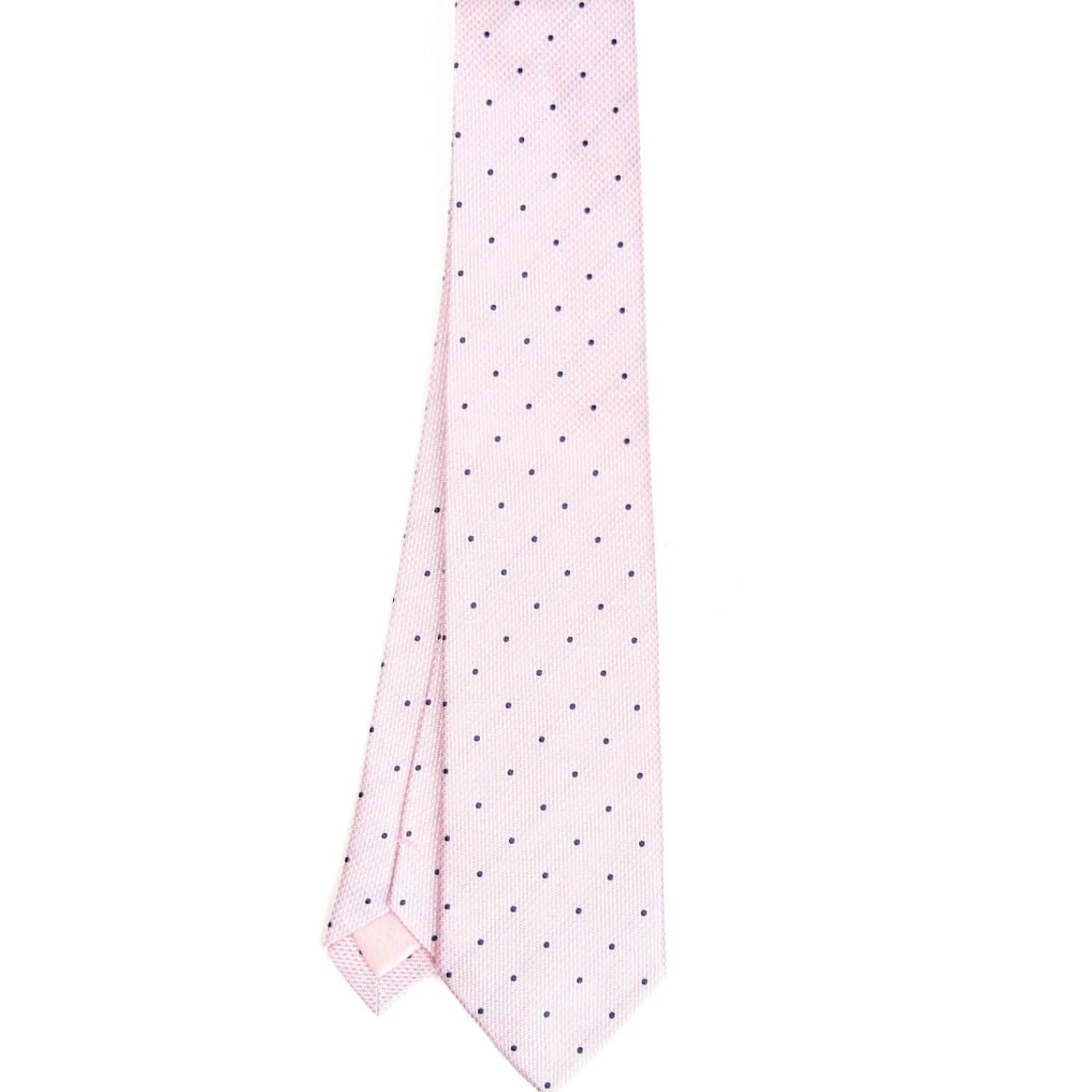 E.Marinella CRAVATTE|CRAVATTA CERIMONIA IN SETA JACQUARD ROSA Pois