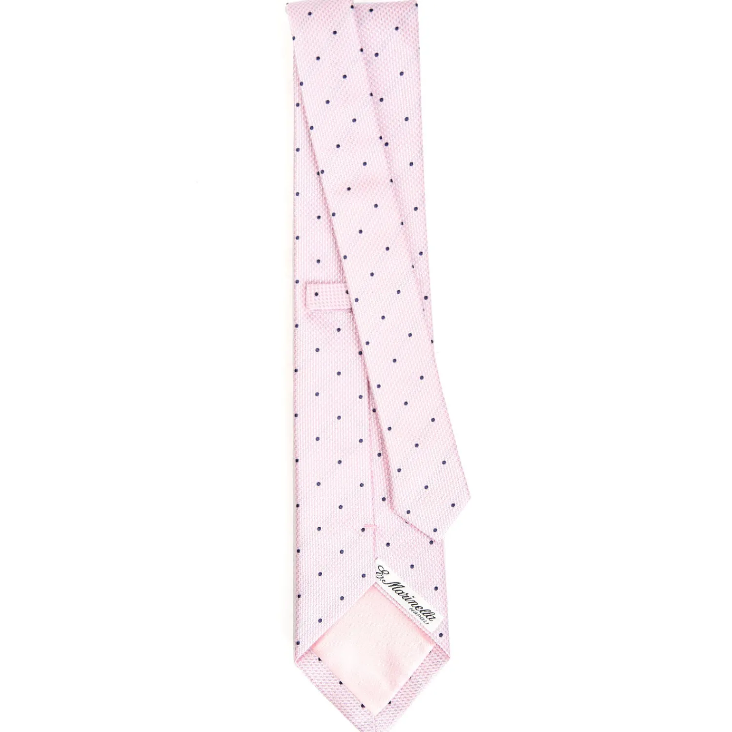 E.Marinella CRAVATTE|CRAVATTA CERIMONIA IN SETA JACQUARD ROSA Pois