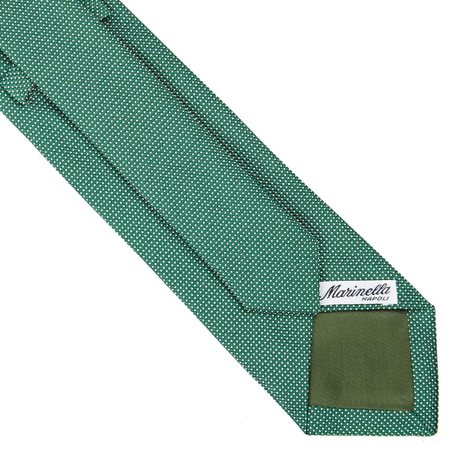 E.Marinella CRAVATTE|Cravatte In Seta Jacquard|CRAVATTA CERIMONIA IN SETA JACQUARD VERDE CHIARO Microfantasia geometrica