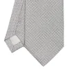 E.Marinella CRAVATTE|Cravatte In Seta Jacquard|CRAVATTA CERIMONIA IN SETA JACQUARD GRIGIO CHIARO Microfantasia geometrica