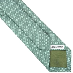 E.Marinella CRAVATTE|Cravatte In Seta Jacquard|CRAVATTA CERIMONIA IN SETA JACQUARD VERDE CHIARO Microfantasia geometrica