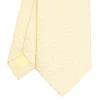 E.Marinella CRAVATTE|Cravatte In Seta Jacquard|CRAVATTA CERIMONIA IN SETA JACQUARD GIALLA Microfantasia geometrica