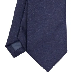 E.Marinella CRAVATTE|Cravatte In Lana E Cashmere|CRAVATTA CLASSICA IN LANA BLU SCURO Tinta unita