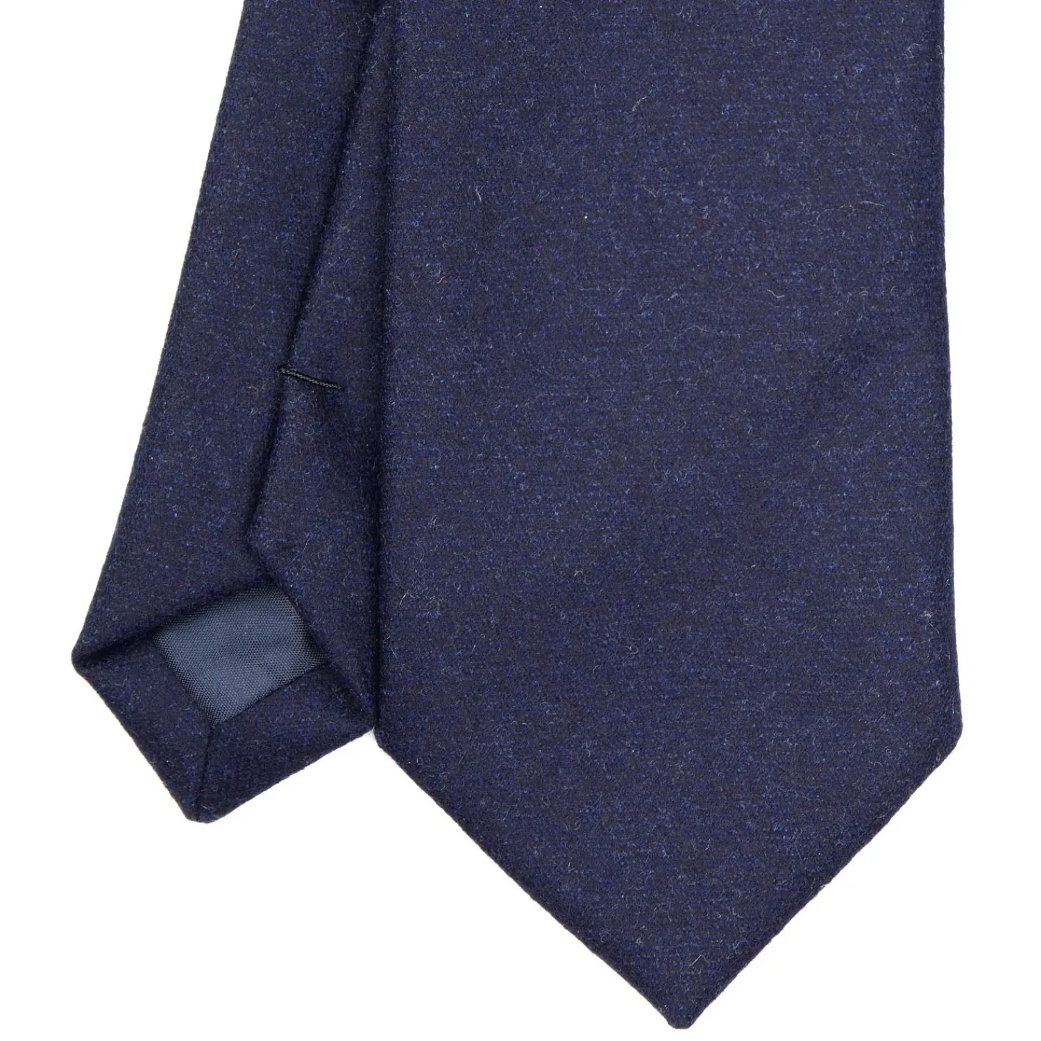 E.Marinella CRAVATTE|Cravatte In Lana E Cashmere|CRAVATTA CLASSICA IN LANA BLU SCURO Tinta unita