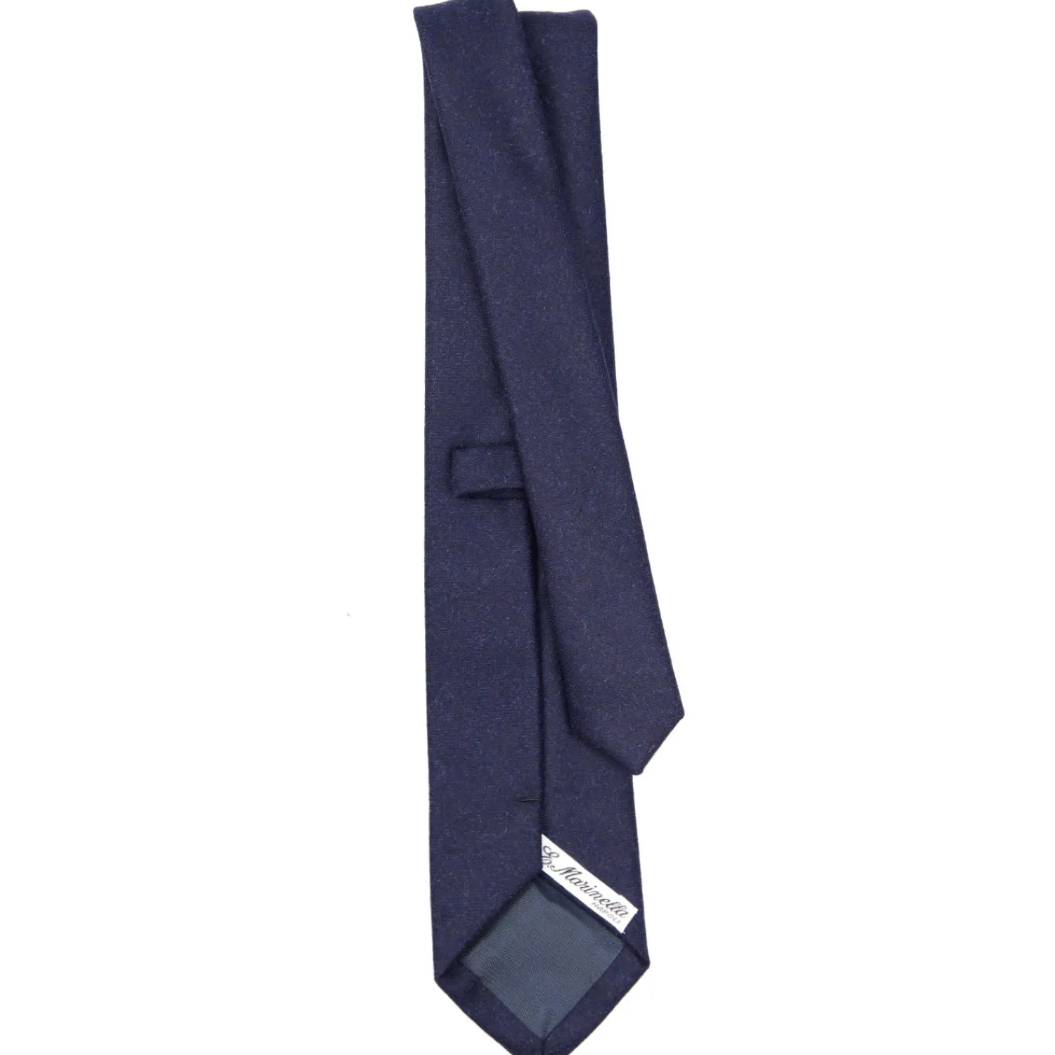 E.Marinella CRAVATTE|Cravatte In Lana E Cashmere|CRAVATTA CLASSICA IN LANA BLU SCURO Tinta unita