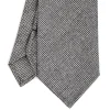E.Marinella CRAVATTE|Cravatte In Lana E Cashmere|CRAVATTA CLASSICA IN LANA SFODERATA GRIGIO SCURO Pied de poule