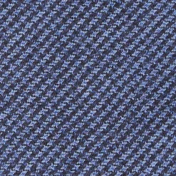 E.Marinella CRAVATTE|Cravatte In Lana E Cashmere|CRAVATTA CLASSICA IN LANA SFODERATA BLU Pied de poule