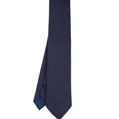 E.Marinella CRAVATTE|Cravatte In Seta Stampata|CRAVATTA CLASSICA IN LANA SFODERATA BLU SCURO BLU Bicolore