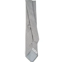 E.Marinella CRAVATTE|Cravatte In Lana E Cashmere|CRAVATTA CLASSICA IN LANA SFODERATA GRIGIO CHIARO Bicolore