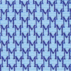 E.Marinella CRAVATTE|Cravatte In Seta Stampata|CRAVATTA CLASSICA IN SETA AZZURRO Microfantasia m geometrica