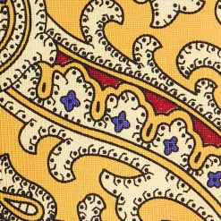 E.Marinella CRAVATTE|CRAVATTA DONNA CLASSICA IN SETA STAMPATA GIALLA Archivio inspiration