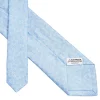 E.Marinella CRAVATTE|Cravatte Collezione Archivio|CRAVATTA IN SETA AZZURRA Collezione archivio anno 1977