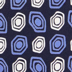 E.Marinella CRAVATTE|Cravatte Collezione Archivio|CRAVATTA IN SETA BLU SCURO Collezione archivio anno 1974